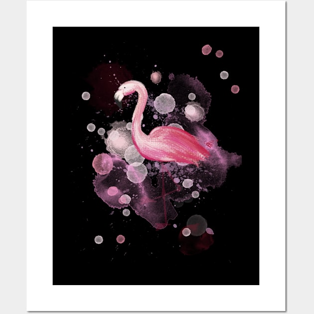 Kopie von Cute Pink Flamingo - Cute Animal - For Flamingo Lover Wall Art by Alice_creates